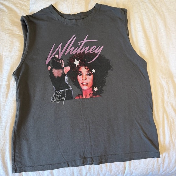 Abercrombie & Fitch Tops - Abercrombie & Fitch Whitney Houston Graphic Muscle Tank Y2K